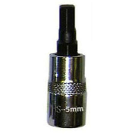 VIM TOOLS 0.25 in. 3 mm Hex Bit, Square Driver Bit Holder VIM-HM-3MM